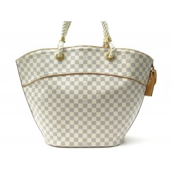 SAC A MAIN LOUIS VUITTON PAMPELONNE GM EN TOILE DAMIER AZUR CANVAS HANDBAG 1850€