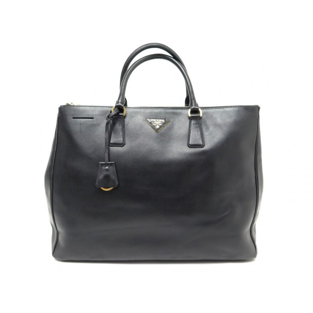 SAC A MAIN PRADA GALLERIA GM EN CUIR SAFFIANO NOIR BLACK LEATHER HAND BAG 3950€