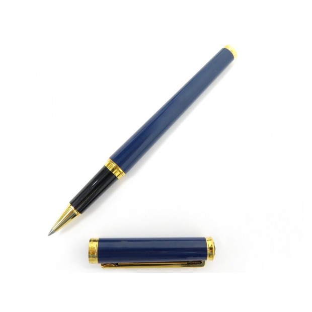 STYLO MONTBLANC NOBLESSE OBLIGE ROLLERBALL EN RESINE BLEU DORE BLUE ROLLERBALL