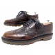 CHAUSSURES LOUIS VUITTON CONDORCET DERBY 7 41 BOUT FLEURI CUIR MARRON SHOES 590€