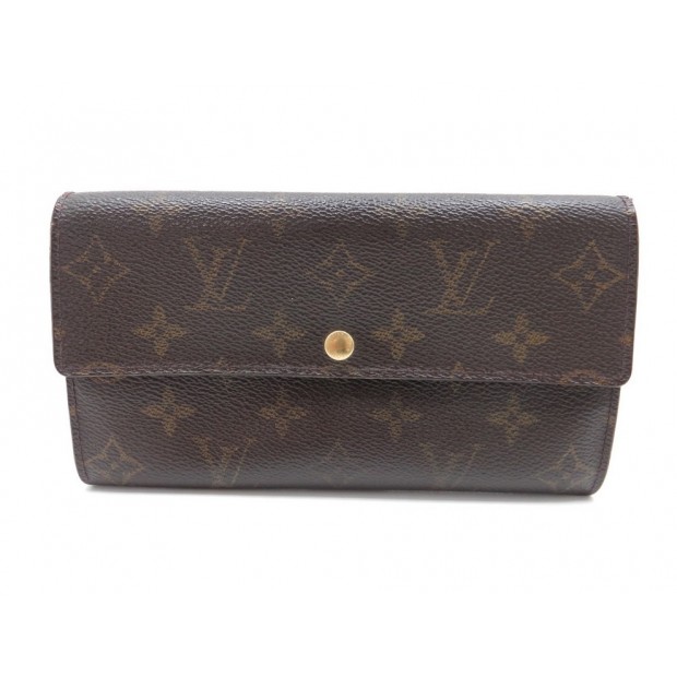 PORTEFEUILLE LOUIS VUITTON SARAH TOILE MONOGRAM LV PORTE MONNAIE BILLFOLD 475€