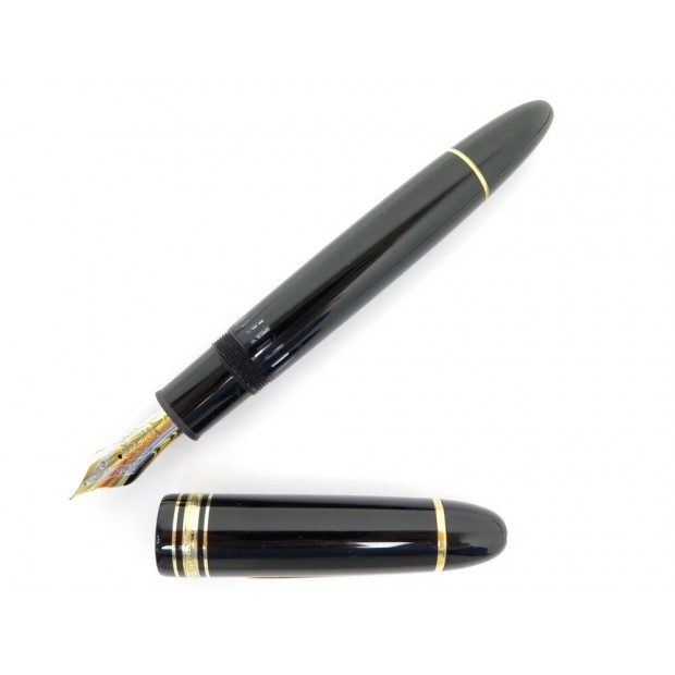 VINTAGE STYLO PLUME MONTBLANC MEISTERSTUCK 149 DORE 115384 PISTON NOIR PEN 890€