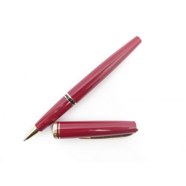 STYLO BILLE MONTBLANC GENERATION EN RESINE ROUGE RED ROLLERBALL PEN 240€