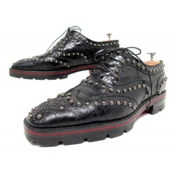 CHAUSSURES CHRISTIAN LOUBOUTIN CRAPADONNA 3170490 41 CUIR FACON CROCO SHOES 890€