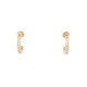 BOUCLES D'OREILLES CREOLES EN OR JAUNE 7.4GR 30 DIAMANTS 0.34CT LOOPS EARRINGS