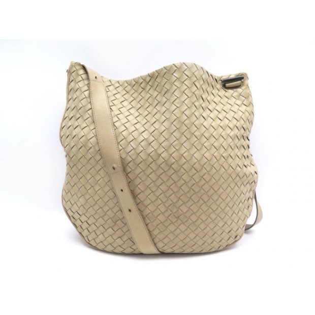 SAC A MAIN BOTTEGA VENETA HOBO EN CUIR INTRECCIATO NAPPA BANDOULIERE PURSE 2300€