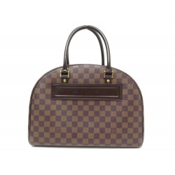 SAC A MAIN LOUIS VUITTON NOLITA N41455 EN TOILE DAMIER EBENE CANVAS PURSE 1490€