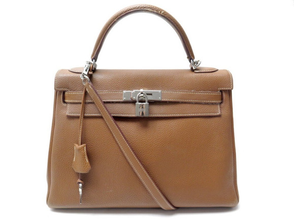 sac a main hermes kelly 32 retourne 2006 en cuir togo