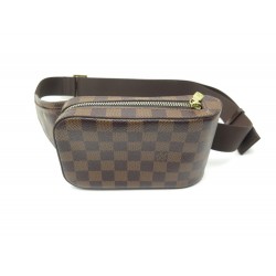 NEUF SAC BANANE LOUIS VUITTON GERONIMOS BANDOULIERE EN TOILE DAMIER EBENE 1750€