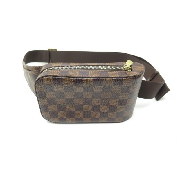 NEUF SAC BANANE LOUIS VUITTON GERONIMOS BANDOULIERE EN TOILE DAMIER EBENE 1750€