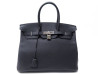  sac a main hermes birkin 35 cuir togo acier
