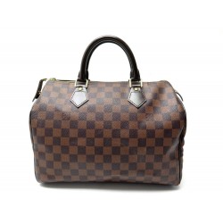 SAC A MAIN LOUIS VUITTON SPEEDY 30 N41364 EN TOILE DAMIER EBENE PURSE BAG 1180€