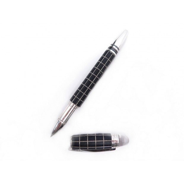 STYLO BILLE MONTBLANC STARWALKER METAL & RUBBER NOIR ROLLERBALL PEN 450€