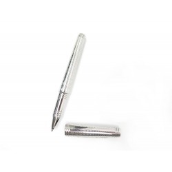 STYLO BILLE ROLLERBALL PARKER EN ACIER PALLADIE PALLADIUM SILVER BALLPOINT PEN