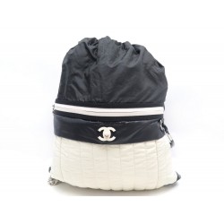 NEUF SAC CHANEL A DOS COCO SPORT NYLON BICOLORE TWO TONE 2019 BACKPACK 3100€
