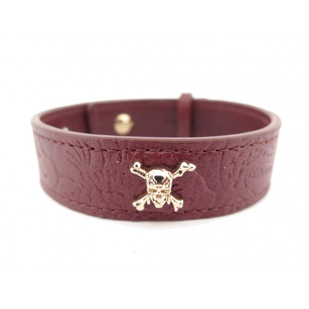 NEUF BRACELET ST DUPONT DISNEY PIRATES DES CARAIBES 180101PC CUIR BANGLE 375€