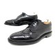 CHAUSSURES CHURCH'S GRAFTON 9.5F 43.5 DERBY BOUT FLEURI EN CUIR NOIR SHOES 1070€