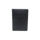 NEUF PORTE CARTES PASSEPORT JACOB AND CO EN CUIR MONOGRAMME NOIR HOLDER COVER