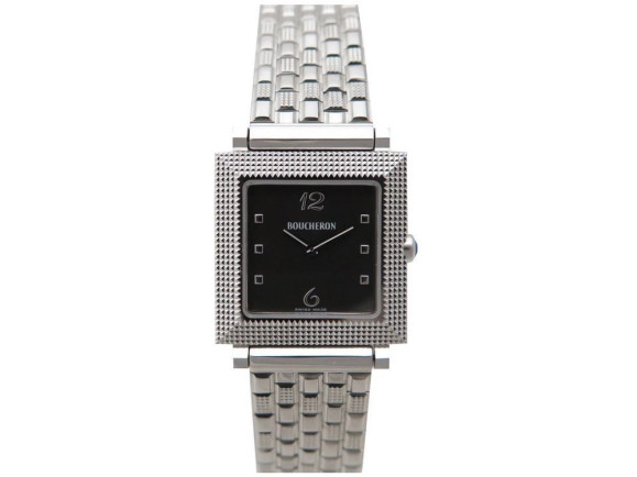 montre boucheron clou de paris carree or blanc 97