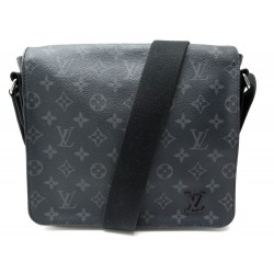 SAC A MAIN LOUIS VUITTON BESACE DISTRICT PM TOILE MONOGRAM GRIS SACOCHE 1350€