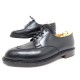 NEUF CHAUSSURES JM WESTON DERBY 598 DEMI CHASSE 8E 42 LARGE CUIR NOIR SHOES 870€