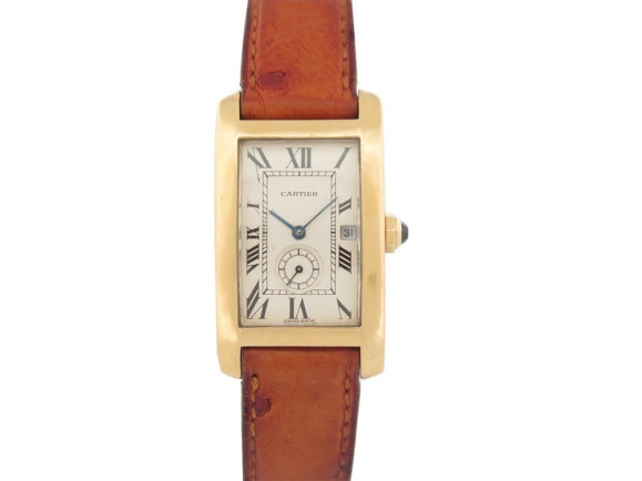 montre cartier tank americaine 31 mm wb7030jl quartz