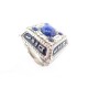 BAGUE CHRISTIAN DIOR T54 A TRIP TO PERU JOHN GALLIANO 2002 LAPIS LAZULI RING