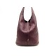 SAC A MAIN SALVATORE FERRAGAMO SEAU EN CUIR AUBERGINE + POCHETTE HAND BAG 1850€