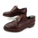 CHAUSSURES SANTONI DERBY COUSU NORVEGIEN LIMITE 10E 44 CUIR MARRON SHOES 495€