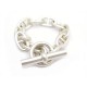 BRACELET HERMES CHAINE D'ANCRE GM MAILLONS ARGENT MASSIF + BOITE SILVER 1120€