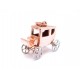 PENDENTIF HERMES CHARM CALECHE EN PLAQUE OR ROSE GOLD CARRIAGE PENDANT 300€