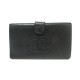 PORTEFEUILLE CHANEL CLASSIQUE LONG CUIR CAVIAR NOIR LOGO CC BLACK WALLET 1200€