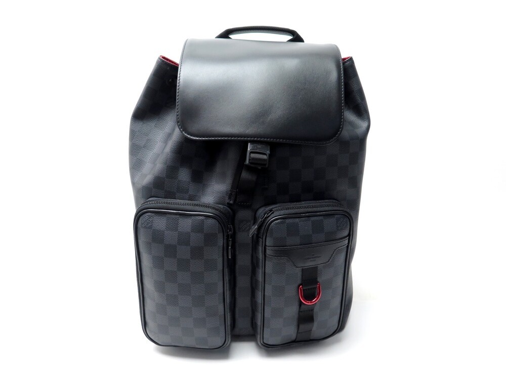 LV LOUIS VUITTON Utility Damier Graphite Backpack, New Authentic w