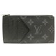 NEUF PORTE CARTES LOUIS VUITTON M69533 TOILE MONOGRAM ECLIPSE PORTE MONNAIE 320€