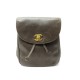 VINTAGE SAC A DOS CHANEL RABAT TIMELESS LOGO CC EN CUIR CAVIAR BACKPACK BAG