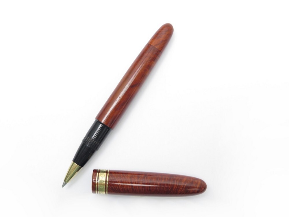 stylo rollerball omas am 87 bille en bois de