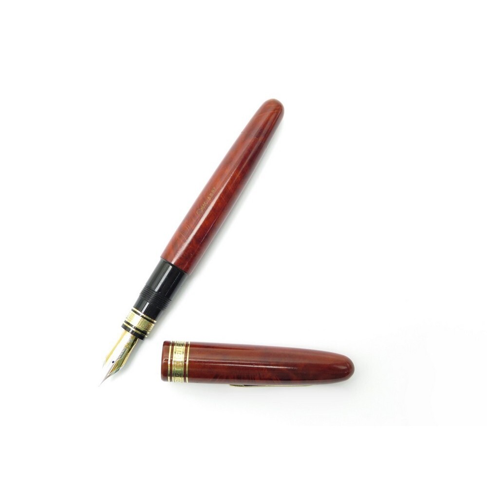 Joli stylo plume à pompe - Crayon vintage