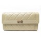 NEUF PORTEFEUILLE CHANEL BOY EN CUIR DORE A80286 NEW GOLDEN LEATHER WALLET 1300€