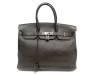 sac a main hermes birkin 35 en cuir togo chocolat 2006