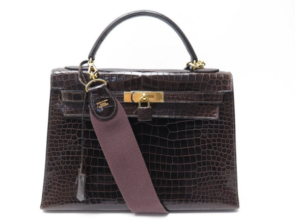 sac a main hermes kelly sellier 32 en cuir