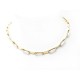 COLLIER DINH VAN PENDENTIF CHAINE A MAILLONS EN OR JAUNE 18K 42GR GOLD NECKLACE