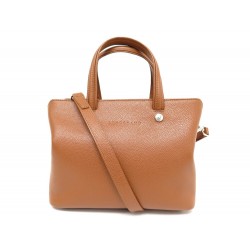 NEUF SAC A MAIN LONGCHAMP LE FOULONNE L1099021F72 CUIR GRAINE BANDOULIERE 440€