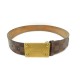 CEINTURE LOUIS VUITTON BOUCLE INVENTEUR T 80 EN TOILE DAMIER EBENE BELT 515€