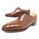 CHAUSSURES JOHN LOBB RICHELIEU CITY 9E 43 CUIR MARRON LEATHER SHOES 1095€