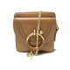 NEUF SAC A MAIN SEE BY CHLOE PETIT CAMERA JOAN CUIR CAMEL LEATHER HAND BAG 355€