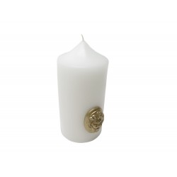 NEUF BOUGIE CHANEL SIGNE ASTROLOGIQUE LION BLANC ET DORE WHITE & GOLDEN CANDLE