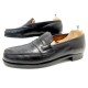 VINTAGE CHAUSSURES JM WESTON 180 MOCASSINS 8.5B 42.5 FIN CUIR PECARI SHOES 720€