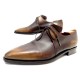 CHAUSSURES CORTHAY DERBY ARCA 7.5 41.5 DERBY 2 OEILLETS CUIR MARRON SHOES 1580€