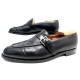 CHAUSSURES JOHN LOBB SHAW 7E 41 MOCASSINS A BOUCLE EN CUIR NOIR SHOES 1305€