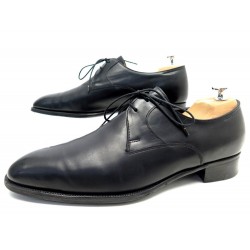 CHAUSSURES JOHN LOBB MARSTON 7.5E 41.5 DERBY 2 OEILLETS EN CUIR NOIR SHOES 1235€